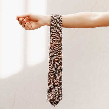 Image for Silk Tie - Walka Wiru | Phyllis Donegan