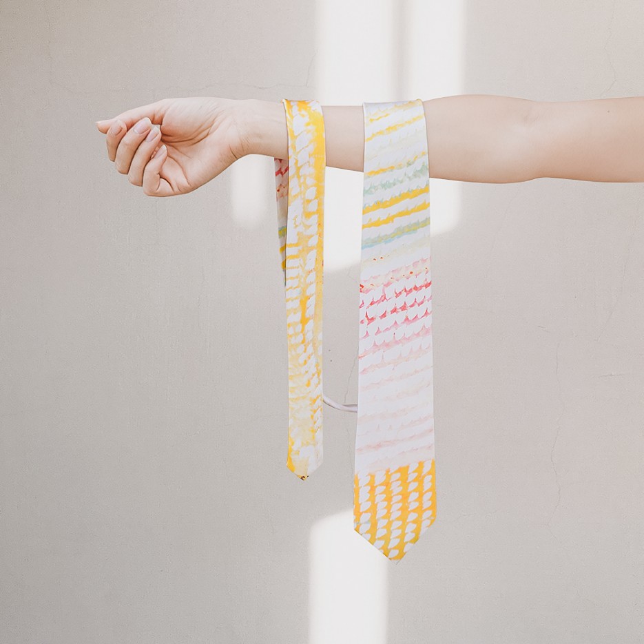 Image of Silk Tie - Bugai Whyoulter | One of Twelve