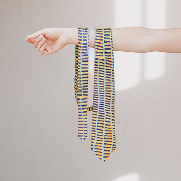 Image for Silk Tie - Kulyakartu Ngurra by Wokka Taylor | One of Twelve