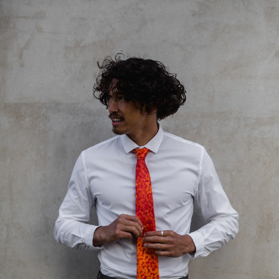 Image of Silk Tie - Muuki Taylor | One of Twelve