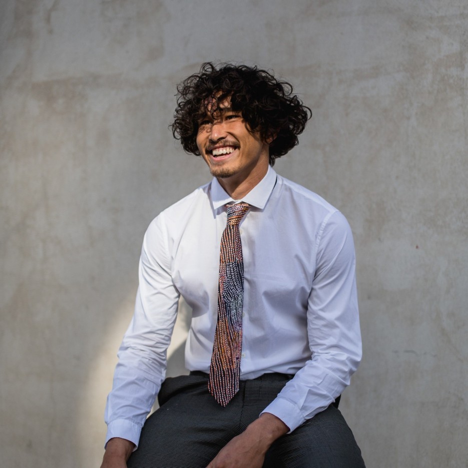 Image of Silk Tie - Minyawe Miller | One of Twelve