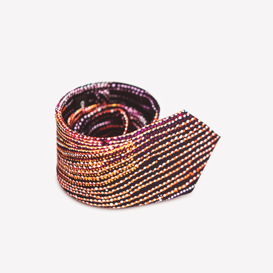 Image of Silk Tie - Minyawe Miller | One of Twelve