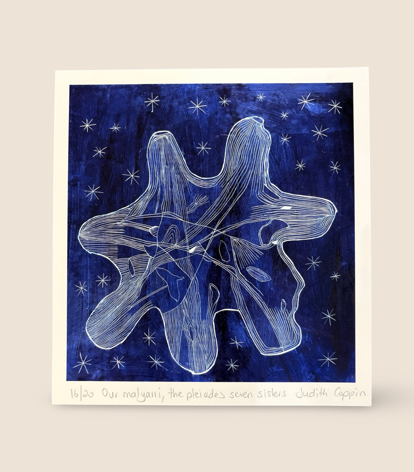 Image of Juluwarlu Giclee Print  - Our Malyarri, The Pleiades Seven Sisters | Judith Coppin