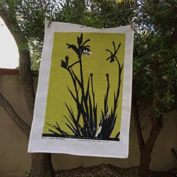 Image for Linen Tea Towel - Kangaroo Paw