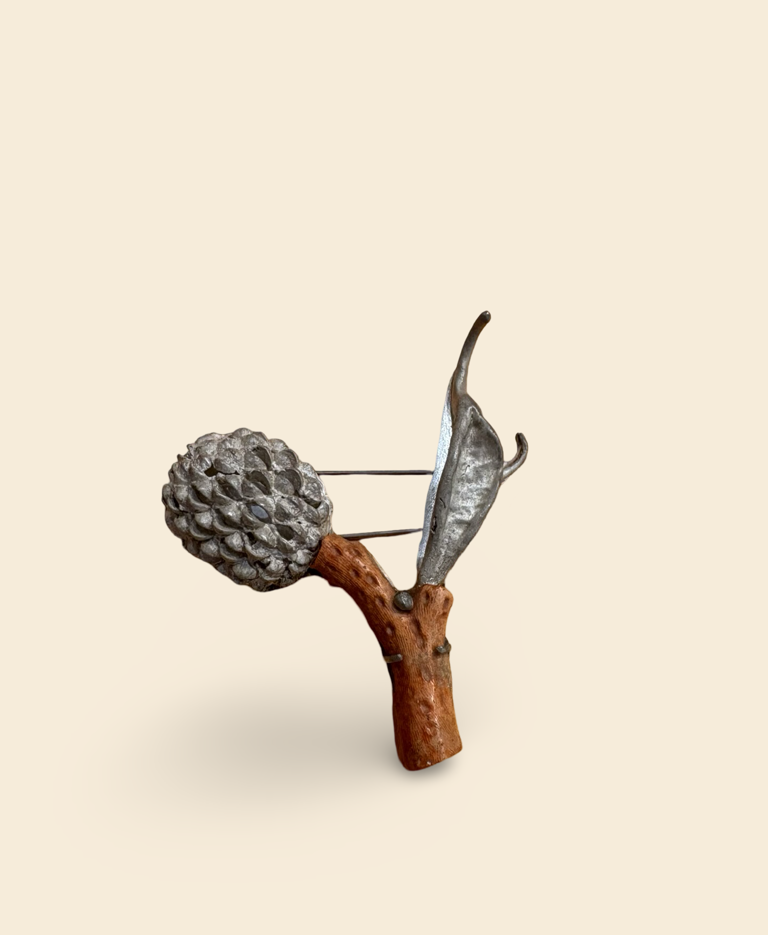 Image of SSU Brooch Natural Coral #4, F.Silver, S.Silver 993