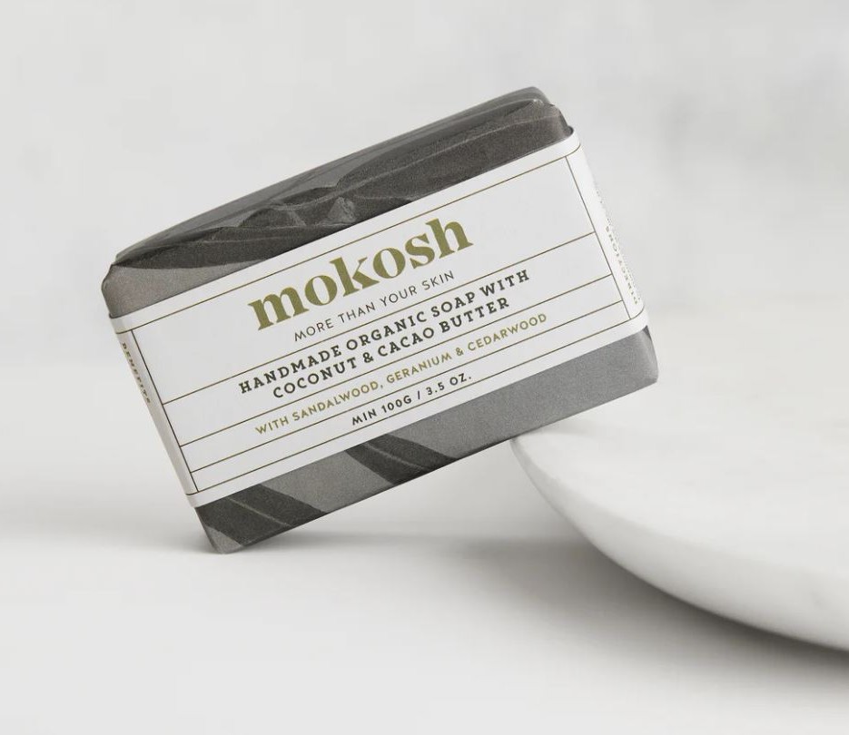 Image of Mokosh - Organic Sandalwood with Geranium & Cedarwood Soap