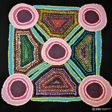 Image for Juluwarlu Small Scarf - Tazerendenna Lockyer