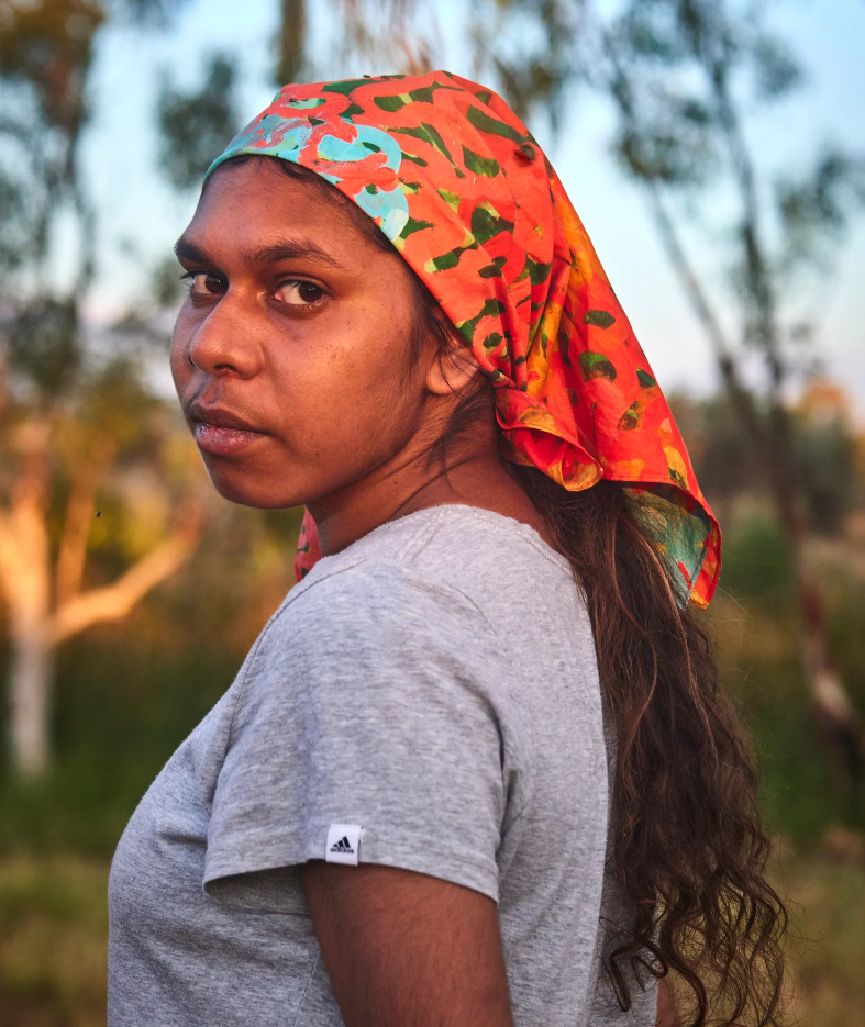 Image of Juluwarlu Small Scarf - Many Rivers