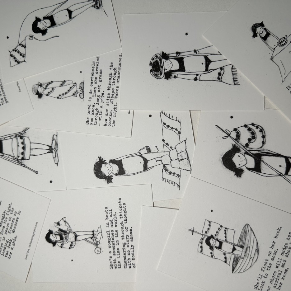 Image of Sweet Pea Returns Cards | The BlackDog Project