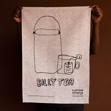 Image for Tangentyere Tea Towel - Billy Tea Oatmeal