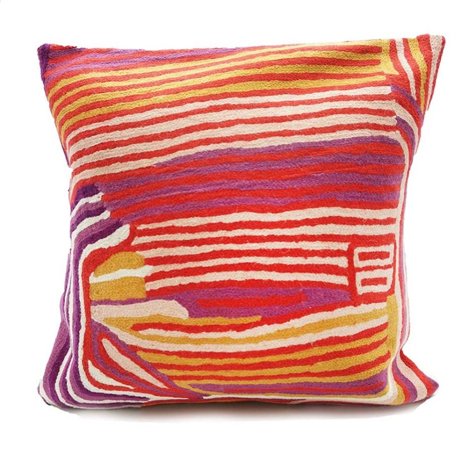 Image of Better World Arts Cushion Cover Lapi Lapi Jukurrpa
