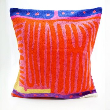 Image for Better World Arts Cushion Cover - Ti Tree Outstation