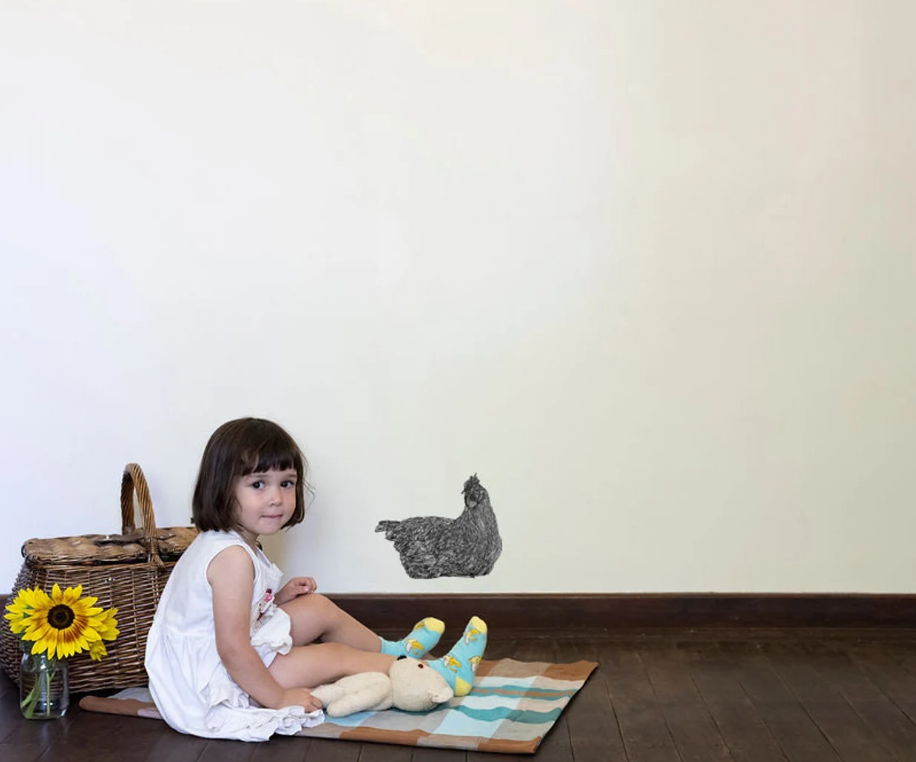 Image of Hen Wall Decal ALR-HEN