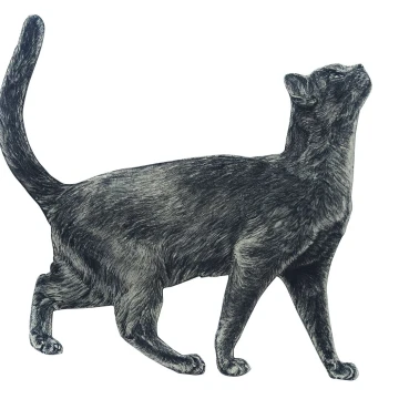 Image for Cat Wall Decal ALR-CAT