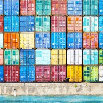 Image for Shipping Containers Print | Braw Paper Co