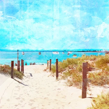 Image for South Beach Print | Braw Paper Co