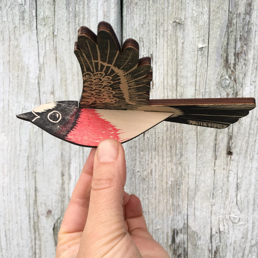 Image of Bird Mobile | Scarlet Robin