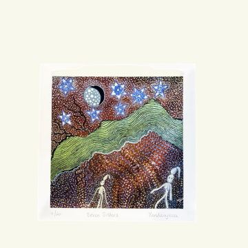 Image for Juluwarlu Giclee Print  | Seven Sisters - Yandanyirra