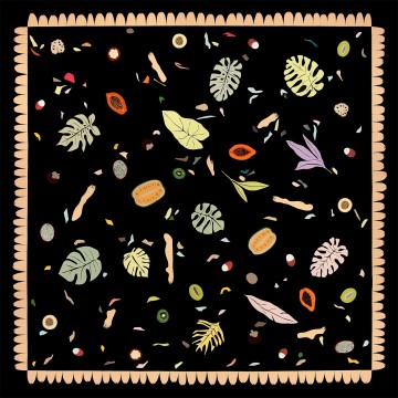 Image for Troppo Scarf XL - 100% Silk Crepe de Chine
