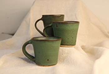 Image of Ceramic Mug | Green Glaze