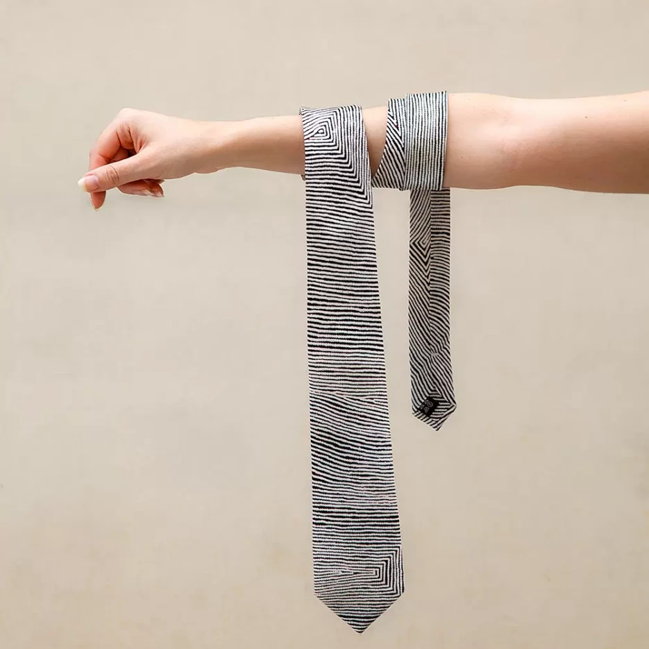 Image of Silk Tie -  Warlimpirrgna Tjapaltjarri | One of Twelve