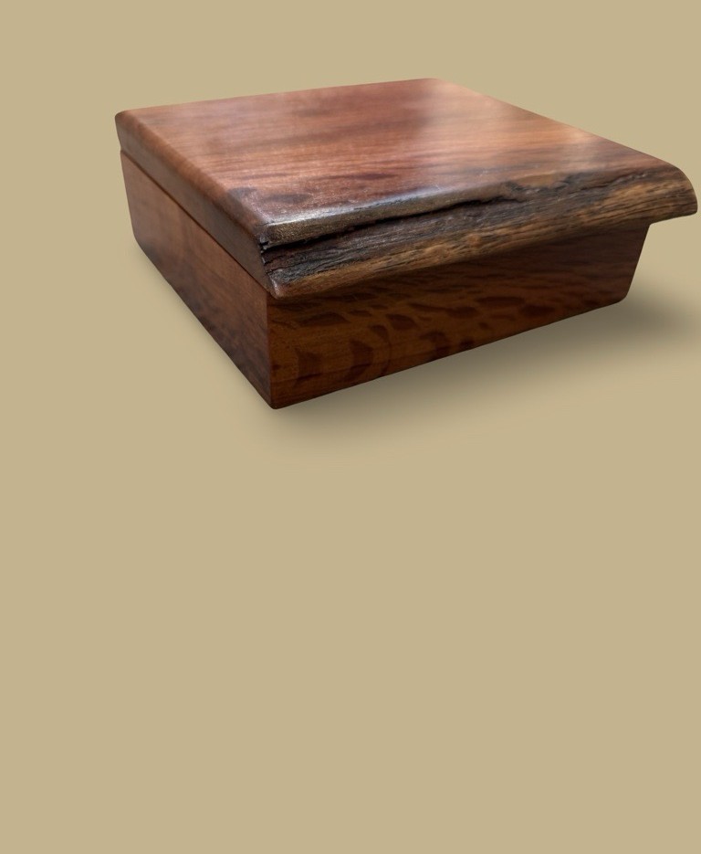 Image of Wooden Box | Sheoak Natural Edge 100