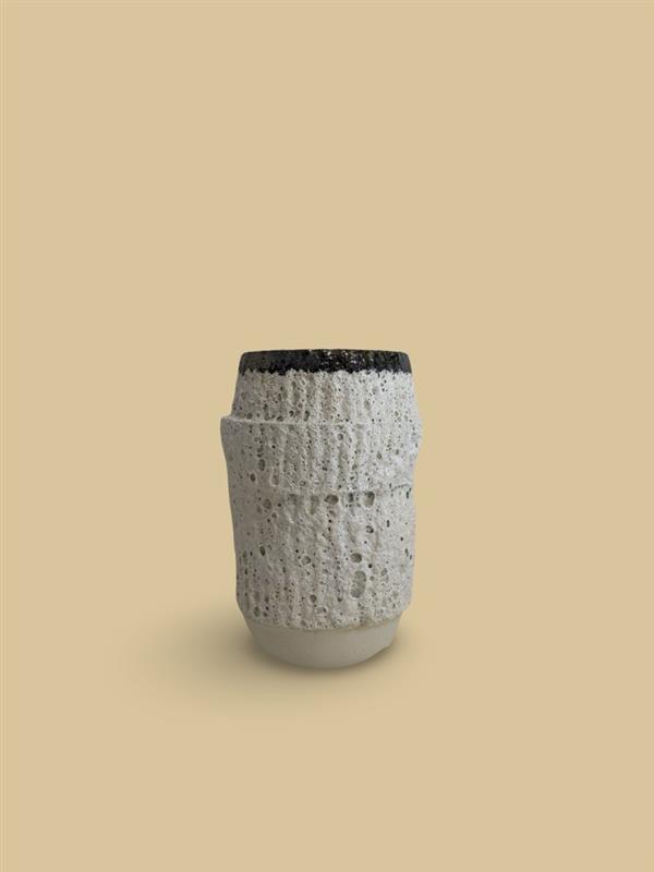 Image of Annemieke Mulders | TRACE Vase Lava/Bronze