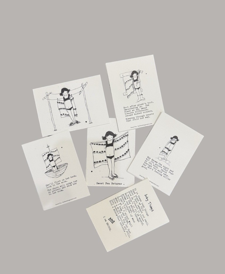 Image of Sweet Pea Returns Cards | The BlackDog Project