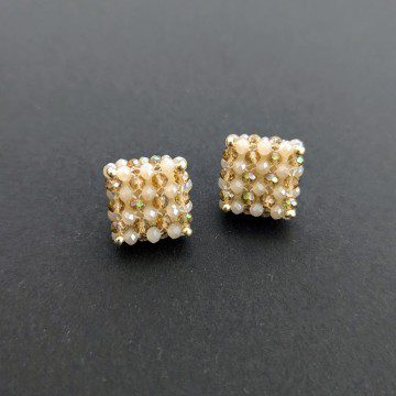 Image for PC Summer Cube Earrings | Japanese Glass Beads