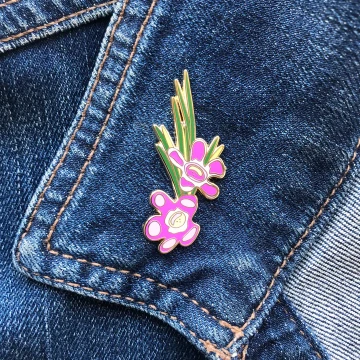 Image for Enaml Pin | Geraldton Wax Flower (BPC)
