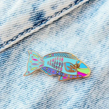 Image for Enamel Pin | Parrot Fish (BPC)