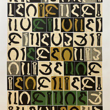 Image for Goldfields Wordle #2 (framed)
