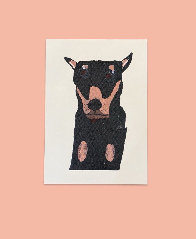 Image of Jessie and her Dogs Print | Crookshanks