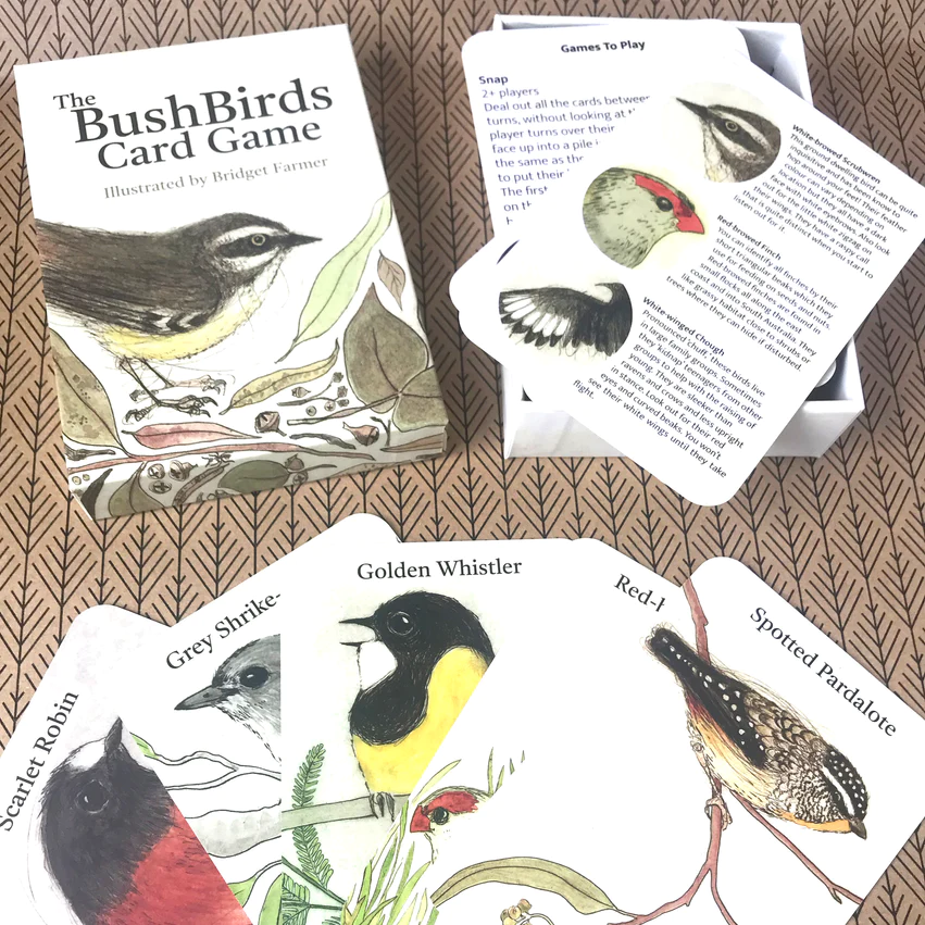 Image of Bush Birds Card Game - Bridget Farmer