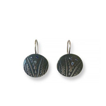 Image for Earrings | SS  Emb Banksia, Sapphires -Bank er 1S (WR)