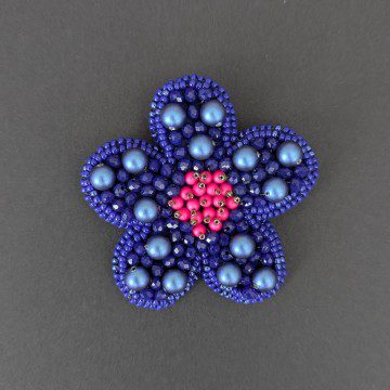 Image for Hana Brooch | Swarovski Crystal Pearls, Glass Beads (PC)