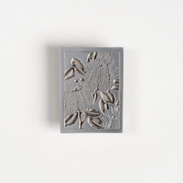 Image for ZJ Scarlet Banksia Pewter Brooch