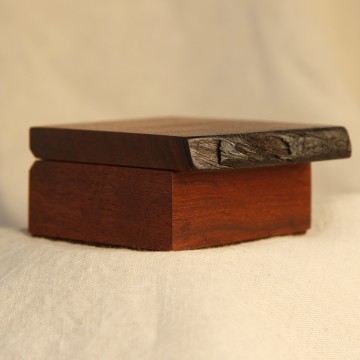 Image for Wooden Box | Raw Edge Jarrah 50