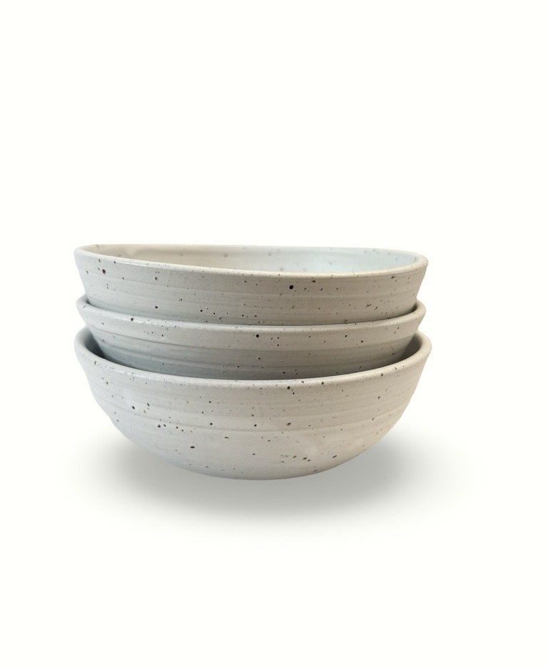 Image of SS Low Bowl Small | Speckle Glaze