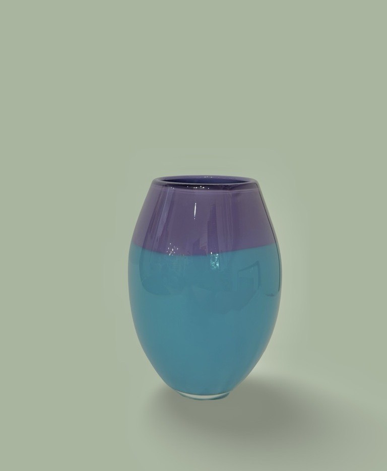 Image of FL Vase Incalmo 1 Helio/Azure
