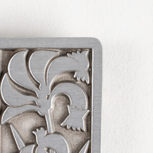 Image for ZJ Kangaroo Paw Pewter Brooch