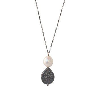 Image for Necklace | FWP Pendant, SS, FWP Keshi - FWP nl 2S (WR)
