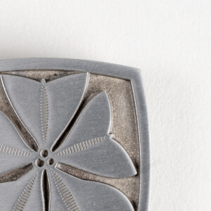 Image for ZJ Leschenaultia Biloba Pewter Brooch