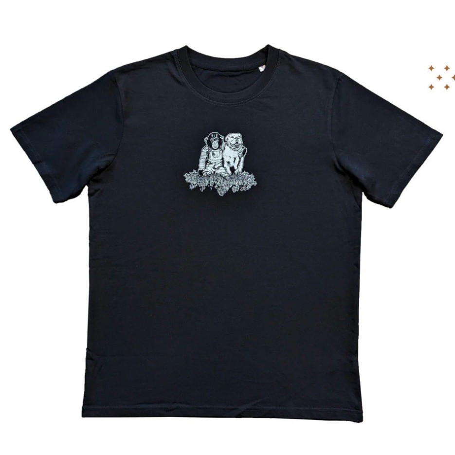 Image of Tshirt S | Best Friends on Black (BLD)