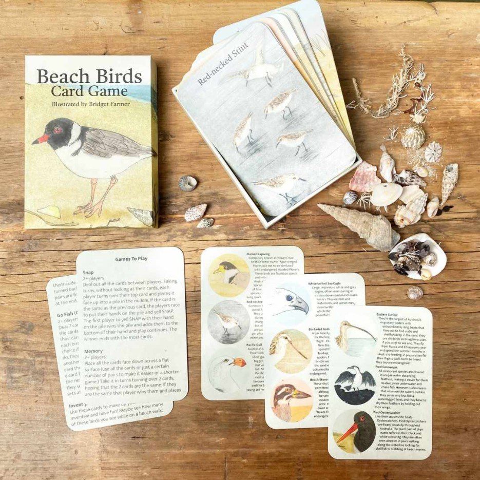 Image of The Beach Birds Card Game - Bridget Farmer