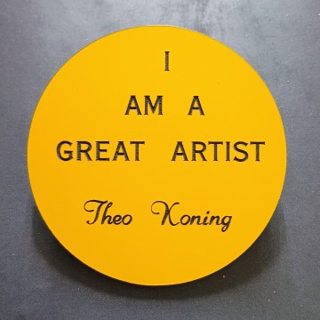 Image for Badge | I AM A GREAT ARTIST - Theo Koning