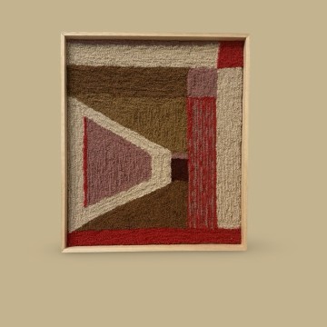 Image for Tufted Framed Work | Corridor II - Sisa Studio