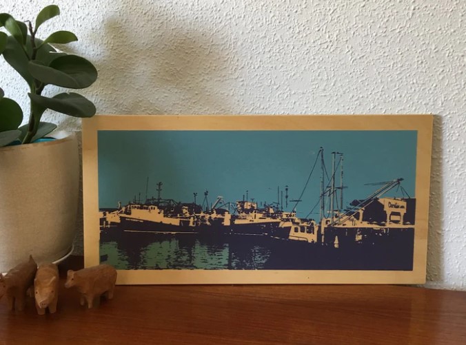 Image of Ply Panel Sml |- Fishing Boat Harbour (BLD)