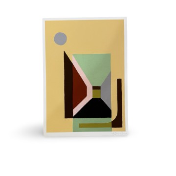 Image for Print Corridors in Sea Green | Sisa Studio