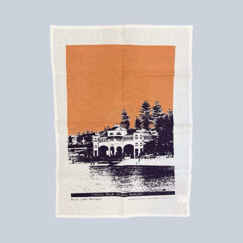 Image of Linen Tea Towel | Cottesloe Beach (BLD)